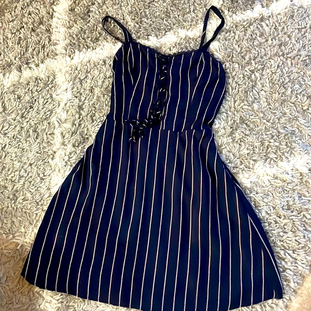 Blue with strips